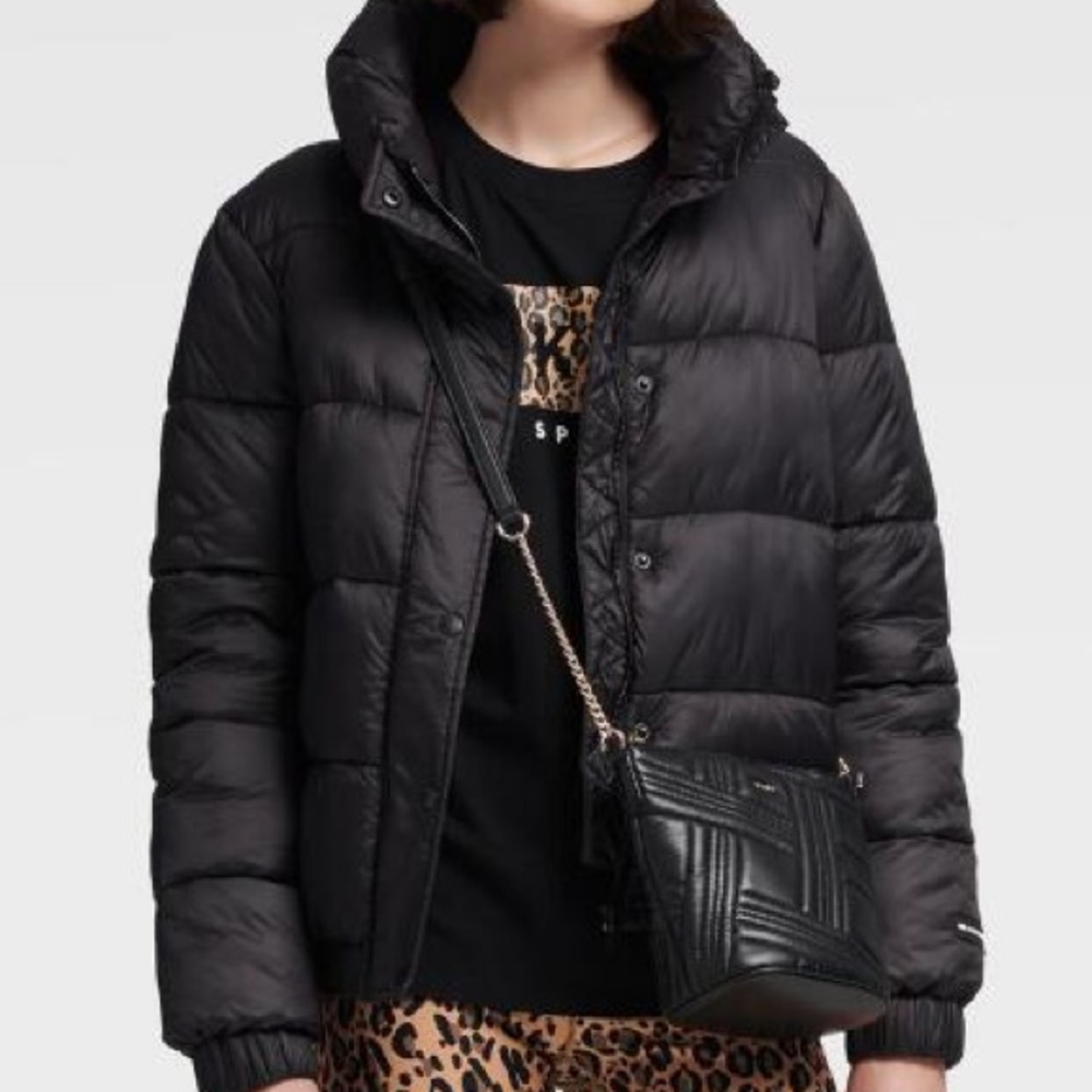 DKNY Black Puffer